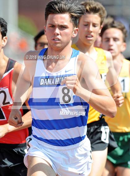 Thumbnail 2 in CIF SS Track & Field Masters Meet (Boys 3200 Meter Run) photogallery.