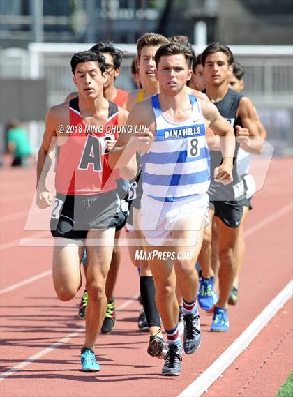 Thumbnail 2 in CIF SS Track & Field Masters Meet (Boys 3200 Meter Run) photogallery.