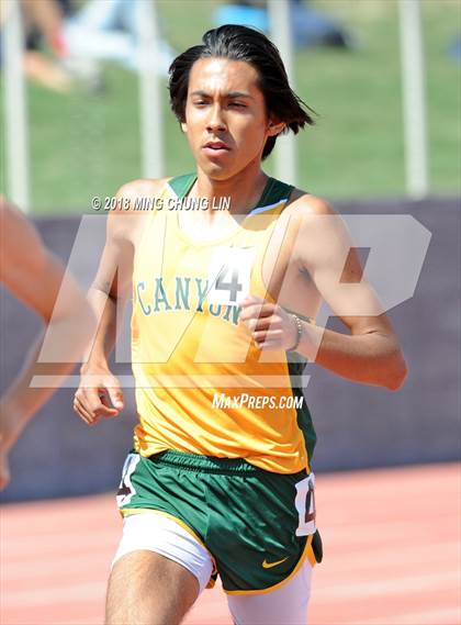 Thumbnail 3 in CIF SS Track & Field Masters Meet (Boys 3200 Meter Run) photogallery.