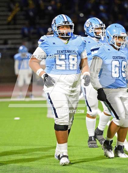 Thumbnail 1 in Somerset Academy Losee @ Centennial (NIAA 4A Desert Playoffs) photogallery.