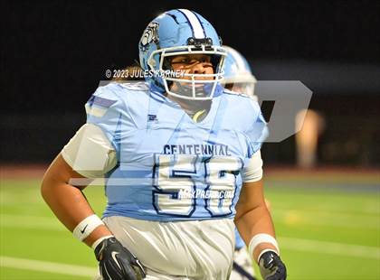 Thumbnail 2 in Somerset Academy Losee @ Centennial (NIAA 4A Desert Playoffs) photogallery.
