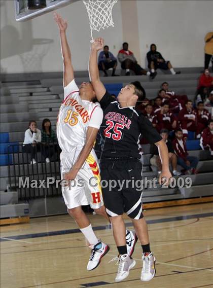 Thumbnail 2 in Hawthorne vs. Glendale (Burbank Tip-Off Classic) photogallery.