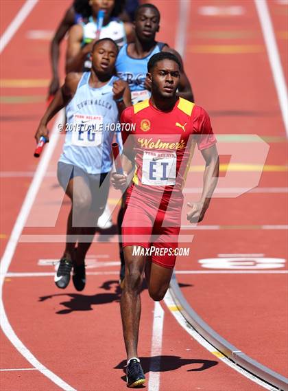 Thumbnail 2 in Penn Relays (Boys 4 x 400) photogallery.