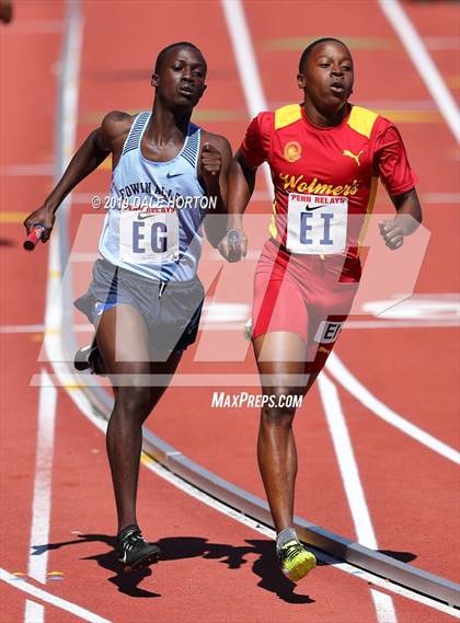 Thumbnail 2 in Penn Relays (Boys 4 x 400) photogallery.