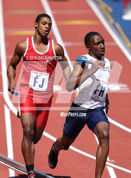 Thumbnail 2 in Penn Relays (Boys 4 x 400) photogallery.