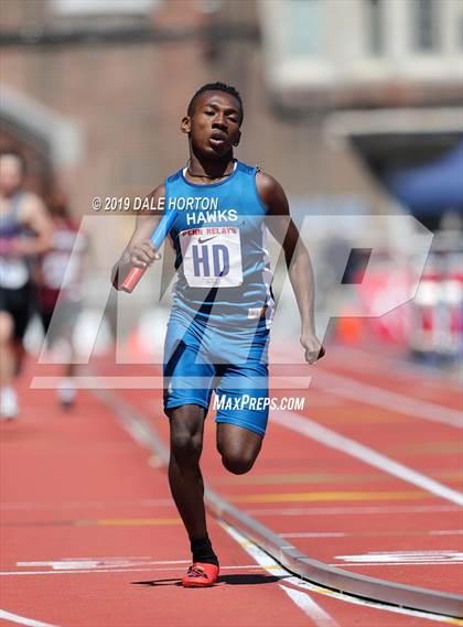 Thumbnail 3 in Penn Relays (Boys 4 x 400) photogallery.