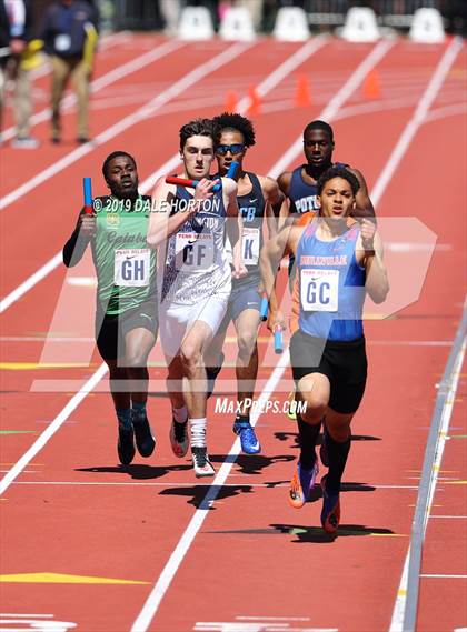 Thumbnail 3 in Penn Relays (Boys 4 x 400) photogallery.