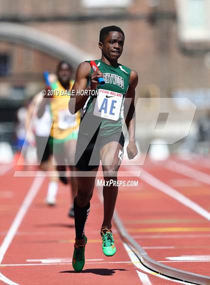 Thumbnail 3 in Penn Relays (Boys 4 x 400) photogallery.