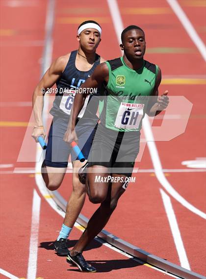 Thumbnail 3 in Penn Relays (Boys 4 x 400) photogallery.