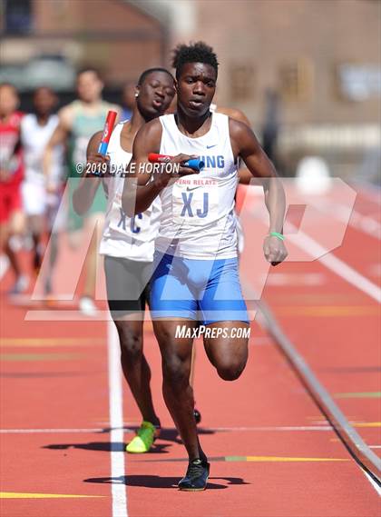 Thumbnail 1 in Penn Relays (Boys 4 x 400) photogallery.