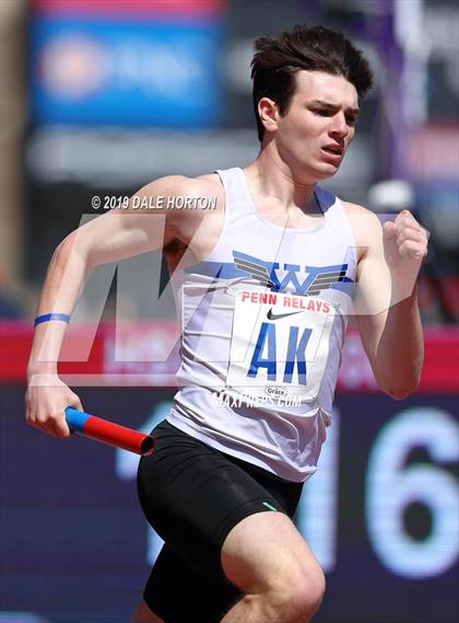 Thumbnail 1 in Penn Relays (Boys 4 x 400) photogallery.