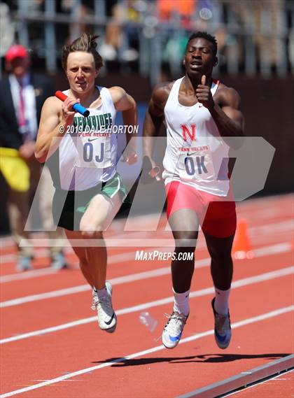 Thumbnail 1 in Penn Relays (Boys 4 x 400) photogallery.