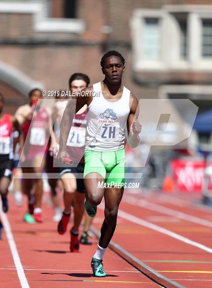 Thumbnail 3 in Penn Relays (Boys 4 x 400) photogallery.