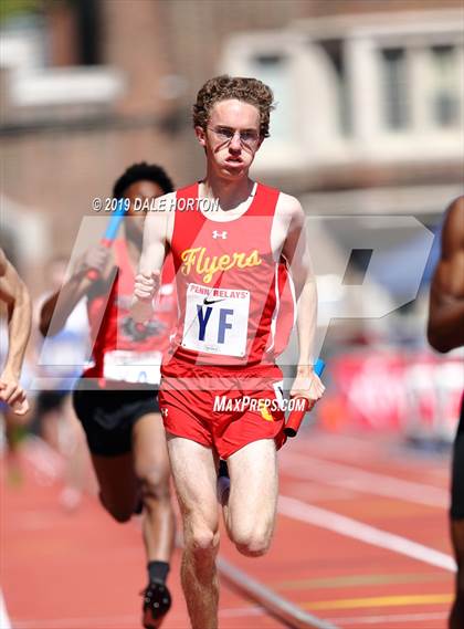 Thumbnail 3 in Penn Relays (Boys 4 x 400) photogallery.