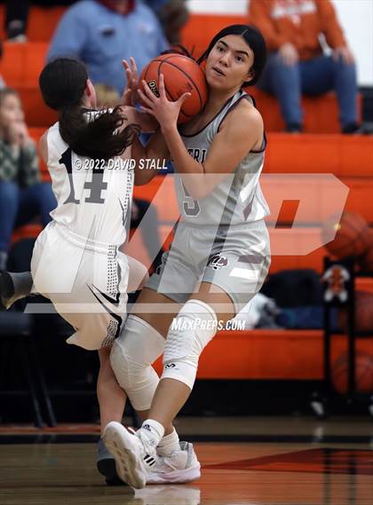 Thumbnail 1 in Moulton vs Industrial (Schulenburg Lady Horn Varsity Tournament) photogallery.
