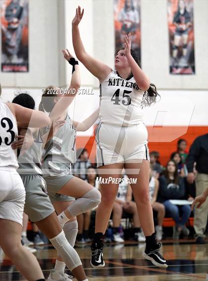Thumbnail 2 in Moulton vs Industrial (Schulenburg Lady Horn Varsity Tournament) photogallery.
