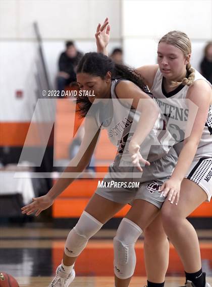 Thumbnail 3 in Moulton vs Industrial (Schulenburg Lady Horn Varsity Tournament) photogallery.
