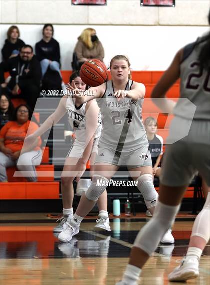 Thumbnail 3 in Moulton vs Industrial (Schulenburg Lady Horn Varsity Tournament) photogallery.