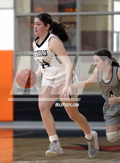 Thumbnail 2 in Moulton vs Industrial (Schulenburg Lady Horn Varsity Tournament) photogallery.