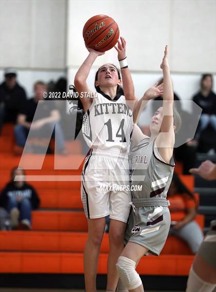 Thumbnail 3 in Moulton vs Industrial (Schulenburg Lady Horn Varsity Tournament) photogallery.