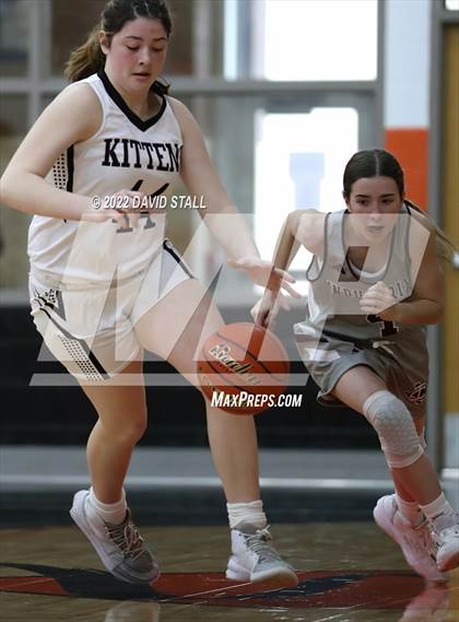 Thumbnail 1 in Moulton vs Industrial (Schulenburg Lady Horn Varsity Tournament) photogallery.