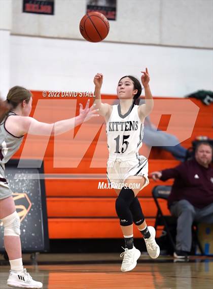 Thumbnail 2 in Moulton vs Industrial (Schulenburg Lady Horn Varsity Tournament) photogallery.