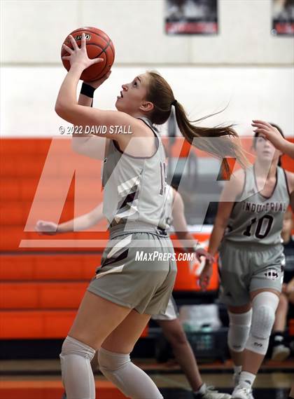 Thumbnail 3 in Moulton vs Industrial (Schulenburg Lady Horn Varsity Tournament) photogallery.