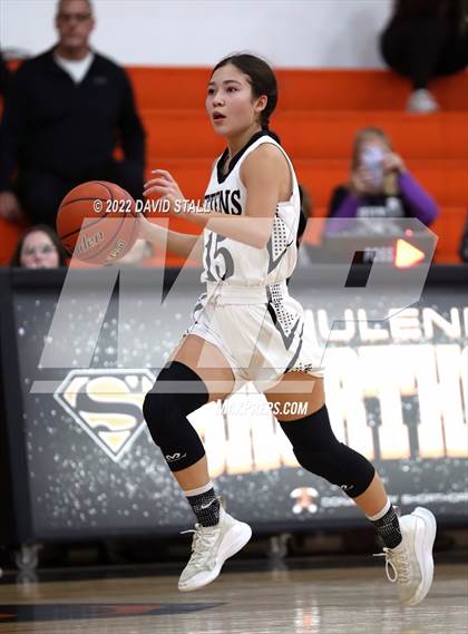 Thumbnail 3 in Moulton vs Industrial (Schulenburg Lady Horn Varsity Tournament) photogallery.