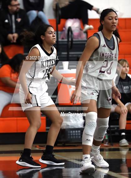 Thumbnail 3 in Moulton vs Industrial (Schulenburg Lady Horn Varsity Tournament) photogallery.