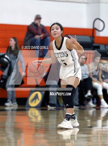 Thumbnail 2 in Moulton vs Industrial (Schulenburg Lady Horn Varsity Tournament) photogallery.