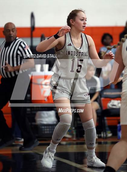 Thumbnail 2 in Moulton vs Industrial (Schulenburg Lady Horn Varsity Tournament) photogallery.