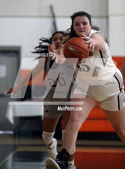 Thumbnail 3 in Moulton vs Industrial (Schulenburg Lady Horn Varsity Tournament) photogallery.