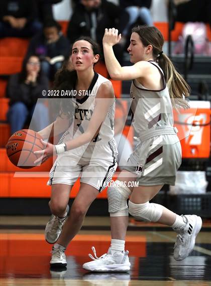 Thumbnail 2 in Moulton vs Industrial (Schulenburg Lady Horn Varsity Tournament) photogallery.