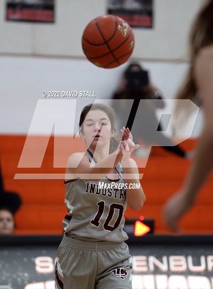 Thumbnail 3 in Moulton vs Industrial (Schulenburg Lady Horn Varsity Tournament) photogallery.