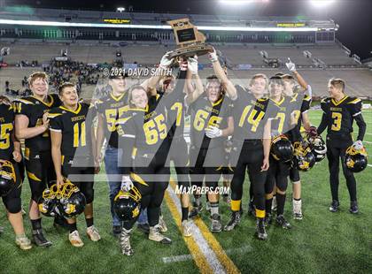 Thumbnail 3 in Worth County/Northeast Nodaway vs. Drexel/Miami - MSHSAA Show-Me Bowl photogallery.