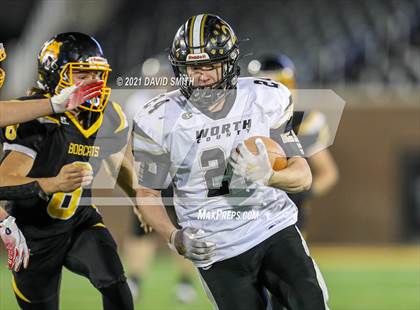 Thumbnail 3 in Worth County/Northeast Nodaway vs. Drexel/Miami - MSHSAA Show-Me Bowl photogallery.