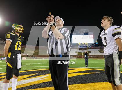 Thumbnail 1 in Worth County/Northeast Nodaway vs. Drexel/Miami - MSHSAA Show-Me Bowl photogallery.