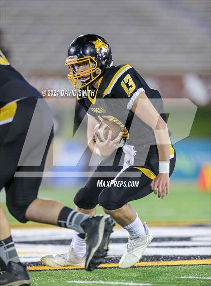 Thumbnail 2 in Worth County/Northeast Nodaway vs. Drexel/Miami - MSHSAA Show-Me Bowl photogallery.