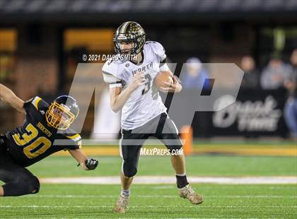 Thumbnail 2 in Worth County/Northeast Nodaway vs. Drexel/Miami - MSHSAA Show-Me Bowl photogallery.