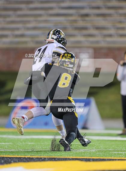Thumbnail 2 in Worth County/Northeast Nodaway vs. Drexel/Miami - MSHSAA Show-Me Bowl photogallery.