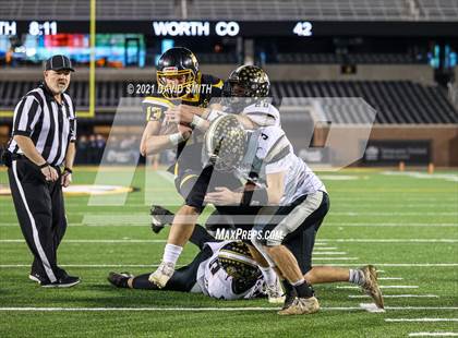 Thumbnail 3 in Worth County/Northeast Nodaway vs. Drexel/Miami - MSHSAA Show-Me Bowl photogallery.