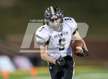 Thumbnail 3 in Worth County/Northeast Nodaway vs. Drexel/Miami - MSHSAA Show-Me Bowl photogallery.