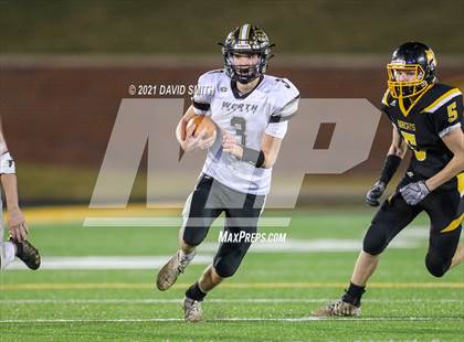 Thumbnail 3 in Worth County/Northeast Nodaway vs. Drexel/Miami - MSHSAA Show-Me Bowl photogallery.