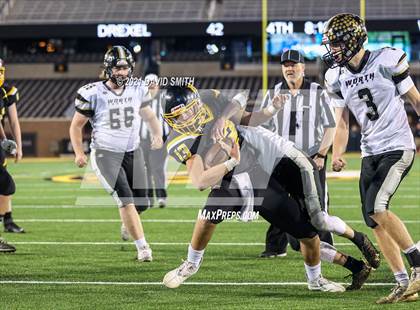 Thumbnail 3 in Worth County/Northeast Nodaway vs. Drexel/Miami - MSHSAA Show-Me Bowl photogallery.