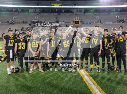 Thumbnail 1 in Worth County/Northeast Nodaway vs. Drexel/Miami - MSHSAA Show-Me Bowl photogallery.