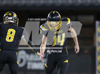 Thumbnail 3 in Worth County/Northeast Nodaway vs. Drexel/Miami - MSHSAA Show-Me Bowl photogallery.