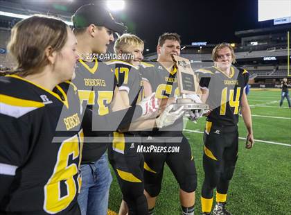 Thumbnail 2 in Worth County/Northeast Nodaway vs. Drexel/Miami - MSHSAA Show-Me Bowl photogallery.