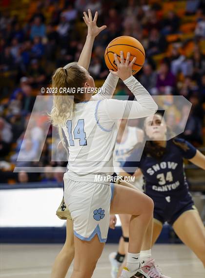 Thumbnail 1 in Snow Canyon vs. Sky View (UHSAA 4A Semifinal) photogallery.