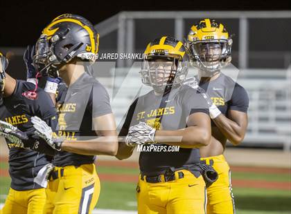 Thumbnail 2 in Brusly @ St. James(LHSAA Class 3A Quarterfinals) photogallery.