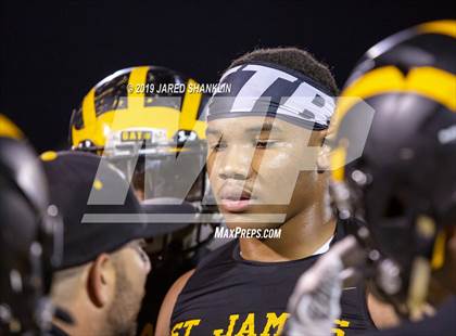 Thumbnail 3 in Brusly @ St. James(LHSAA Class 3A Quarterfinals) photogallery.